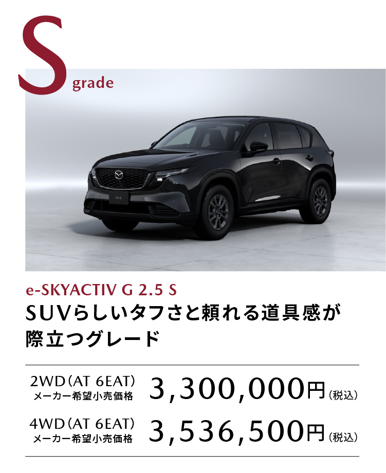 新型CX-5 Sグレード